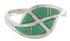 Southwest Turquoise Sterling Silver Ring Size 8-1/2 EX44188
